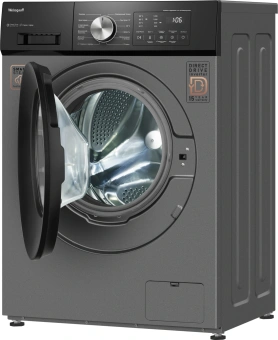 Стиральная машина Weissgauff WM 45127 Direct Drive Inverter Steam Deep класс: A+++ загр.фронтальная макс.:7кг темно-серый инвертор - купить недорого с доставкой в интернет-магазине