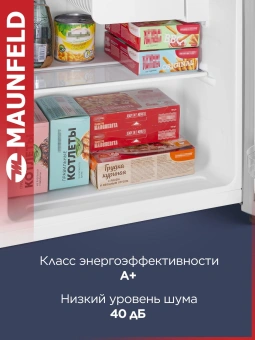 Холодильник Maunfeld MFF50SL 1-нокамерн. серебристый мат. - купить недорого с доставкой в интернет-магазине
