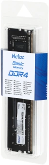 Память DDR4 8GB 2666MHz Netac NTBSD4P26SP-08 Basic RTL PC4-21300 CL19 DIMM 288-pin 1.2В single rank Ret - купить недорого с доставкой в интернет-магазине