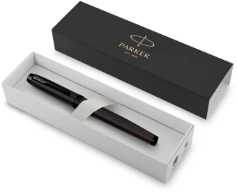 Ручка перьев. Parker IM Achromatic F317 (2127741) Matt Black F сталь нержавеющая подар.кор. - купить недорого с доставкой в интернет-магазине