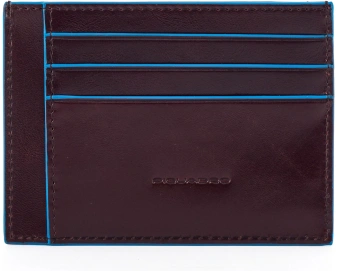 Чехол для кредитных карт Piquadro Blue Square PP2762B2R/MO коричневый натур.кожа - купить недорого с доставкой в интернет-магазине