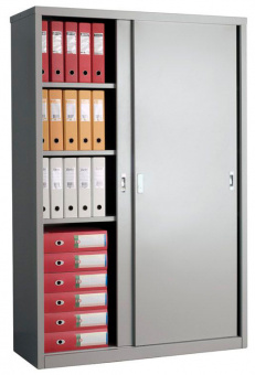 Шкаф для документов Практик AMT 1812 прямой 1215x458x1830мм серый (S20699181202) - купить недорого с доставкой в интернет-магазине