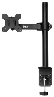 Кронштейн для мониторов ЖК Buro BU-M051-M черный 17"-32" макс.8кг крепление к столешнице поворот и наклон - купить недорого с доставкой в интернет-магазине