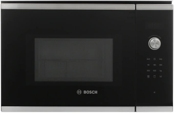 Микроволновая печь Bosch BEL554MS0 25л. 900Вт черный/нержавеющая сталь (встраиваемая) - купить недорого с доставкой в интернет-магазине