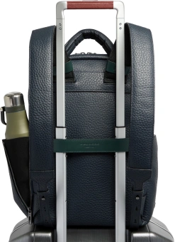 Рюкзак Piquadro Materia CA7262W151/BLUVE синий/зеленый натур.кожа - купить недорого с доставкой в интернет-магазине