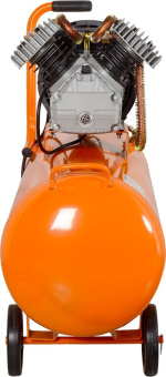 Компрессор поршневой Вихрь КМП-400/100 масляный 400л/мин 100л 2500Вт оранжевый - купить недорого с доставкой в интернет-магазине