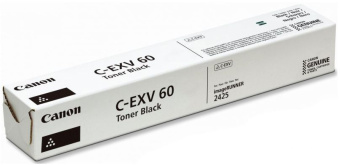 Тонер Canon C-EXV60 4311C001 черный туба 465гр. для копира iR 24XX - купить недорого с доставкой в интернет-магазине