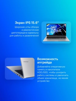 Ноутбук Maibenben M557 Ryzen 7 5825U 16Gb SSD512Gb AMD Radeon Graphics 15.6" IPS FHD (1920x1080) Linux silver WiFi BT Cam 4278mAh (M5571SF0LSRE1) - купить недорого с доставкой в интернет-магазине