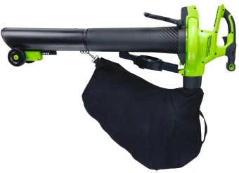 Воздуходувка-измельчитель Greenworks 2406907UG пит.:от аккум. зеленый - купить недорого с доставкой в интернет-магазине