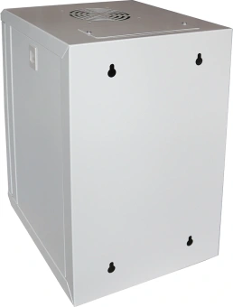 Шкаф коммутационный Lanmaster (TWT-CBW10G-12U-3X3-GY) настенный 10U 312x300мм пер.дв.стекл 30кг серый - купить недорого с доставкой в интернет-магазине