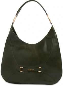Сумка хобо The Bridge Isabella 04502501/I2 темно-зеленая натур.кожа - купить недорого с доставкой в интернет-магазине
