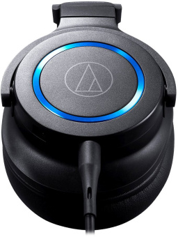 Наушники с микрофоном Audio-Technica ATH-G1 черный/синий 2м мониторные оголовье (80000808) - купить недорого с доставкой в интернет-магазине