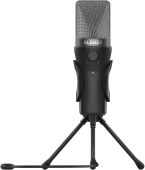 Микрофон проводной A4Tech Bloody GM20 2.3м черный - купить недорого с доставкой в интернет-магазине