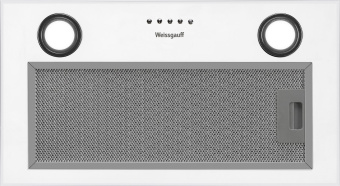 Вытяжка встраиваемая Weissgauff BOX 850 WH белый управление: кнопочное (1 мотор) - купить недорого с доставкой в интернет-магазине
