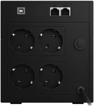 Источник бесперебойного питания Powercom Raptor Plus LCD RPT1200EULCD 720Вт 1200ВА черный - купить недорого с доставкой в интернет-магазине