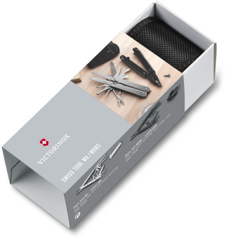 Мультитул Victorinox Swiss Tool MX (3.0327.MN) 115мм 26функц. чехол нейлоновый серебристый подар.коробка - купить недорого с доставкой в интернет-магазине