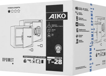Сейф офисный Aiko T 28 280x340x295мм ключевой (S10399270114) - купить недорого с доставкой в интернет-магазине