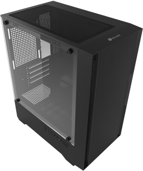 Корпус Оклик OCC-MN307 черный без БП mATX 8x120mm 2xUSB2.0 1xUSB3.0 audio bott PSU - купить недорого с доставкой в интернет-магазине