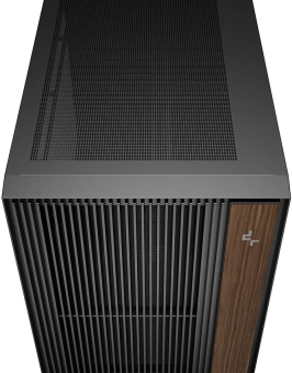 Корпус Deepcool CL600 черный/коричневый без БП ATX 4x120mm 5x140mm 2xUSB3.0 audio bott PSU - купить недорого с доставкой в интернет-магазине