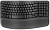 Клавиатура Logitech Wave Keys графитовый USB беспроводная BT/Radio slim Ergo LED (подставка для запястий) (920-012319)