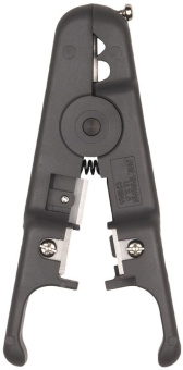 Инструмент для зачистки и обрезки кабеля Hyperline HT-S501A для зачистки кабеля UTP/STP (упак:1шт) серый - купить недорого с доставкой в интернет-магазине
