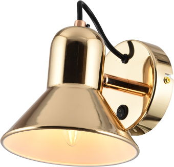 Бра Hiper H227-1 60Вт цв.св.:белый теплый золотистый/золотистый - купить недорого с доставкой в интернет-магазине