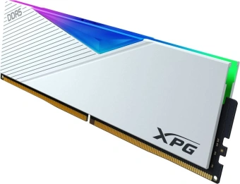 Память DDR5 2x16GB 6400MHz A-Data AX5U6400C3216G-DCLARWH XPG Lancer RGB RTL Gaming PC5-51200 CL32 DIMM 288-pin 1.35В kit dual rank с радиатором Ret - купить недорого с доставкой в интернет-магазине