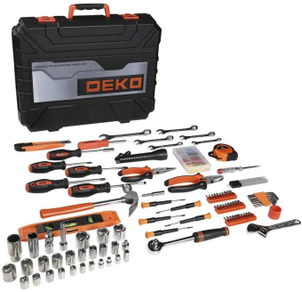 Набор инструментов Deko DKMT208 208 предметов (жесткий кейс) - купить недорого с доставкой в интернет-магазине