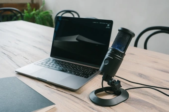 Микрофон проводной Audio-Technica AT2020USBX 2.0м черный - купить недорого с доставкой в интернет-магазине