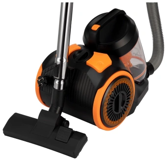 Пылесос Starwind SCV2285 2200Вт черный/оранжевый - купить недорого с доставкой в интернет-магазине