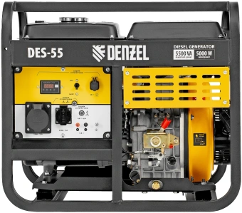 Генератор Denzel DES-55 5.5кВт - купить недорого с доставкой в интернет-магазине