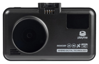 Видеорегистратор с радар-детектором Playme MARK GPS черный - купить недорого с доставкой в интернет-магазине