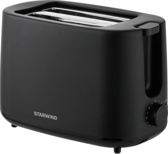 Тостер Starwind ST3106 750Вт черный/черный - купить недорого с доставкой в интернет-магазине