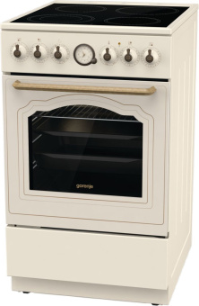 Плита Электрическая Gorenje GECS5B70CLI бежевый стеклокерамика (без крышки) - купить недорого с доставкой в интернет-магазине