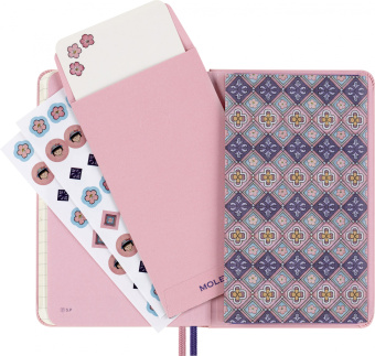 Блокнот Moleskine LIMITED EDITION SAKURA LESU07MM710NB Pocket 90x140мм обложка текстиль 160стр. линейка Momoko Sakura - купить недорого с доставкой в интернет-магазине