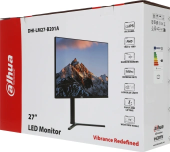 Монитор Dahua 27" DHI-LM27-B201AYS черный IPS LED 5ms 16:9 HDMI M/M матовая HAS Piv 1000:1 250cd 178гр/178гр 1920x1080 100Hz VGA DP FHD 5.2кг - купить недорого с доставкой в интернет-магазине