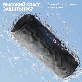 Умная колонка Yandex Стрит Алиса черный 30W 2.0 BT/Wi-Fi 10м 3300mAh (YNDX-00030BLK) - купить недорого с доставкой в интернет-магазине