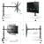 Кронштейн для мониторов Onkron D121E черный 10"-32" макс.8кг настольный поворот и наклон - цена, купить или заказать с доставкой в интернет-магазине Кронштейн для мониторов Onkron D121E черный 10"-32" макс.8кг настольный поворот и наклон - купить недорого с доставкой в интернет-магазине