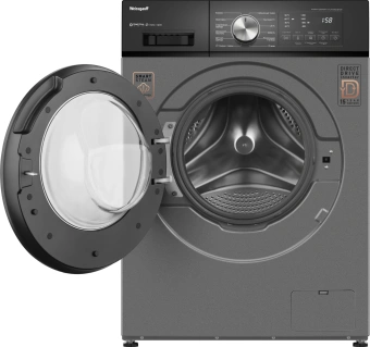 Стиральная машина Weissgauff WM 45127 Direct Drive Inverter Steam Deep класс: A+++ загр.фронтальная макс.:7кг темно-серый инвертор - купить недорого с доставкой в интернет-магазине