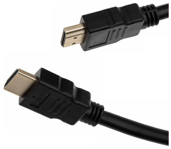 Кабель аудио-видео Cactus CS-HDMI.1.4-3 HDMI (m)/HDMI (m) 3м. Позолоченные контакты черный - купить недорого с доставкой в интернет-магазине