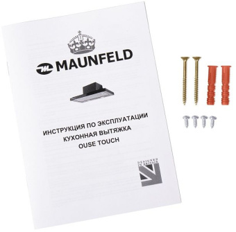Вытяжка встраиваемая Maunfeld Ouse Touch 60 белый управление: сенсорное (1 мотор) - купить недорого с доставкой в интернет-магазине