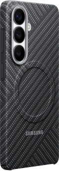 Чехол (клип-кейс) Samsung для Samsung Galaxy S26 Carbon Magnet Case with MagSafe серый (EF-KS942SSEGRU) - купить недорого с доставкой в интернет-магазине