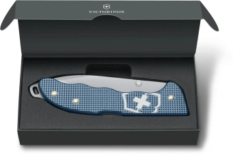 Нож перочинный Victorinox Evoke Alox LE26 (0.9415.L26) 136мм 5функц. синий подар.коробка - купить недорого с доставкой в интернет-магазине