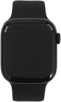 Смарт-часы Apple Watch Series 11 A3331 42мм OLED корп.черный Sport Band рем.черный разм.брасл.:M/L (MEQU4LW/A) - купить недорого с доставкой в интернет-магазине