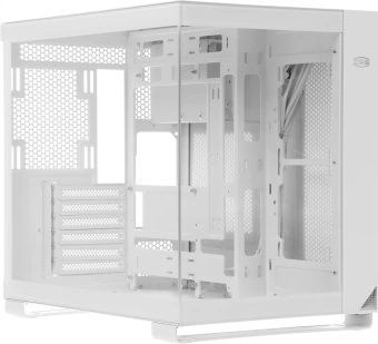 Корпус PcCooler C3T500 белый без БП ATX 9x120mm 5x140mm 2xUSB3.0 audio bott PSU - купить недорого с доставкой в интернет-магазине