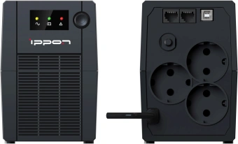 Источник бесперебойного питания Ippon Back Basic 850S New Euro 480Вт 850ВА черный - купить недорого с доставкой в интернет-магазине