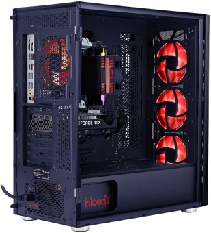 ПК Bloody BD-PC RB65C2 MT Ryzen 5 7500F (3.7) 32Gb SSD1Tb RX 7700XT 12Gb Windows 11 Home 64 2.5Gigabit WiFi BT 650W черный (RUS) (2111350) - купить недорого с доставкой в интернет-магазине
