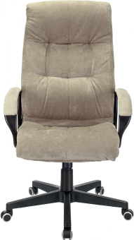 Кресло руководителя Бюрократ CH-824 Fabric песочный Light-21 крестов. пластик - купить недорого с доставкой в интернет-магазине