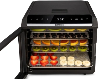 Сушка для фруктов и овощей Gorenje FDK600DB 5под. 600Вт черный - купить недорого с доставкой в интернет-магазине