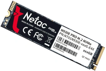 Накопитель SSD Netac PCIe 3.0 x4 128GB NT01N930E-128G-E4X N930E Pro M.2 2280 - купить недорого с доставкой в интернет-магазине